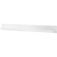 Furn.design Wandboard weiß Hochglanz Wandregal 198 x 21 cm