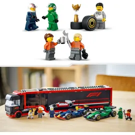 LEGO City F1 Truck with RB20 - AMR24 F1 Cars