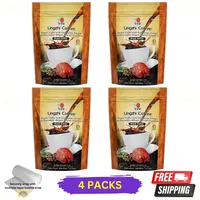 4 X DXN Lingzhi Kaffee Schwarzer Kaffee 20 Beutel Ganoderma Reishi Instant