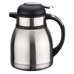 Isolierkanne CS KOCH-SYSTEME "Passau", silber (silberfarben), 1,2 l, Edelstahl, Kannen