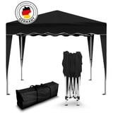 Kronenburg Handel Faltpavillon 3 x 3 m schwarz