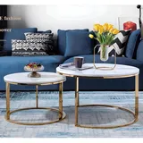 Design Couchtisch Esstisch Tisch  Esszimmer Wohnzimmer Metall + Glas Set  Neu