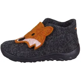 superfit Jungen - Schuhe HAPPY Slipper, Modern, GRAU/ORANGE 4700, 28