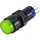 TRU Components TC-9428064 LAS2Y-11/G/12V Drucktaster 250 V 3 A 1 x Aus/(Ein) tastend Grün IP40 1 St.