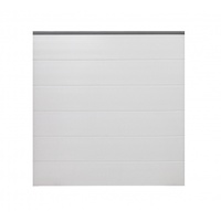 Groja BasicLine Steckzaun-Set weiß-anthrazit 180x180cm