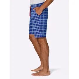 wäschepur Schlafhose kariert Blau 52/54