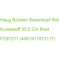 Haug® bürsten Besenkopf rot Kunststoff 30,0 cm breit