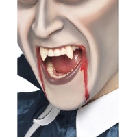 NET TOYS Vampirzähne zum Aufstecken Dracula Zähne Halloween Vampireckzähne Falsche Zähne Vampir
