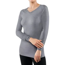 Falke Langarmshirt Wool Tech Light (perfekte Passform für maximale Bewegungsfreiheit) Unterwäsche grau Damen