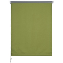LIEDECO Klemmfix-Rollo, Stoff, verdunkelnd - gruen