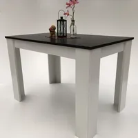 Möbel SD Esstisch Mia 110x70cm Schwarz-Weiß - Schwarz/Weiß