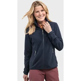 Schöffel Damen Fleece Jk Style Ash WMS, leichte Fleecejacke aus wärmendem Tecnopile, schnelltrocknende Outdoorjacke mit 2-Wege-Stretch, navy blazer, 44