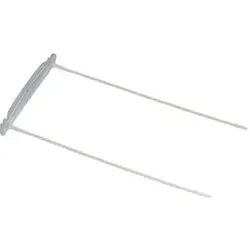 Abheftbügel, 70mm, farblos, Pck=50St, 60770003, ohne Deckschiene