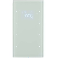 Berker Touchsensor 3-fach mit Temperaturregler polarweiß, Bedienelement 75643050