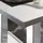 GGM Möbel Bistro Loungetisch 120 x 70 x 41 cm Weiß Marmor/Edelstahl