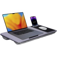 Niceey Laptopkissen - Tragbarer Laptoptisch mit Kissen - Weichem Kissen-Bett-Couch-Tisch für Zuhause und Büro - Leicht - Weiche Handgelenkauflage - Geeignet für Laptops, Tablets - Schwarz
