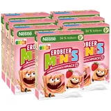 NESTLE Nestlé Erdbeer Minis, Cerealien mit Erdbeergeschmack und Vollkorn, 7er Pack (7x375g)