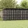 vidaXL Outdoor-Hundezwinger mit Dach 18,43 m2 Stahl Schwarz