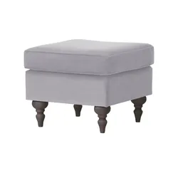 Hocker   Cozy , grau , Maße (cm): B: 55 H: 44 T: 55