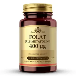 Solgar Folat Metafolin 400 mg Tabletten