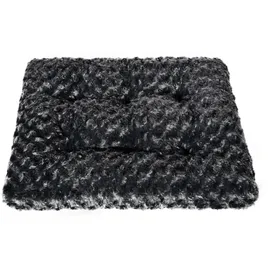 dehner lieblinge Kuschelkissen Finley M 58,5 x 46 cm grau