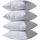 Homescapes Kissenbezug Homescapes 80 x 80 cm Weiss