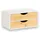 KESPER Organizer 27 x 16 x 14 cm 2-tlg. Weiß/Natur