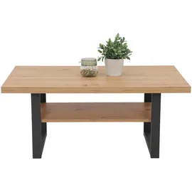 Hela Couchtisch Anton Eiche Artisan Nachbildung B/H/T: ca. 105x45x69 cm, - eiche),