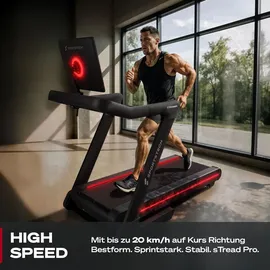 Sportstech sTread Pro Schwarz