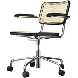 THONET S 64 VDR Drehstuhl Buche schwarz gebeizt