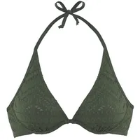 LASCANA Bikini-Top Damen Grün 42 Cup F