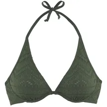 LASCANA Bikini-Top Damen Grün 42 Cup F