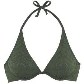 LASCANA Bikini-Top Damen Grün 42 Cup F