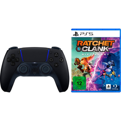 PlayStation 5 DualSense Midnight Black Wireless-Controller (inkl. Ratchet & Clank: Rift Apart) schwarz