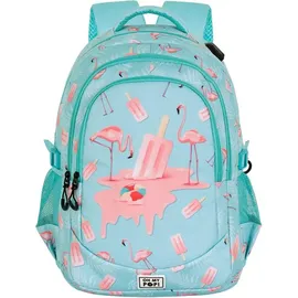 Oh My Pop! Plus Running Rucksack Ice Flamingo - Blau