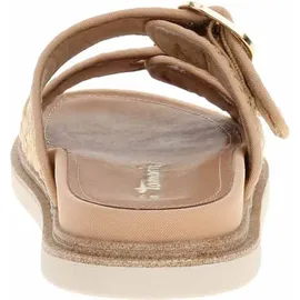 TAMARIS Pantolette Damen Vegan Flach braun,EU 40