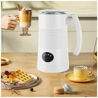 autolock Milchaufschäumer MilchaufschäUmer 4 in 1 Elektrisch MilchschäUmer Milk Frother, Leicht zu Reinigen für Kakao Hafermilch und HeißEn oder Kalten weiß