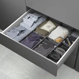 Metaltex Schubladen-Organizer Multi-Fit Plus 39 - 49 cm 1-tlg. grau