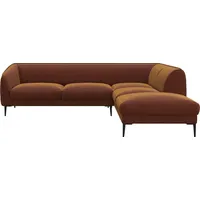FLEXLUX Ecksofa Belle Designsofa, L-Form, B/T 268/209 cm, Skandinavisches Design, In hochwertiger Verarbeitung braun