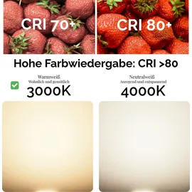 Lumiled LED Lampen E14 R50 6W ersetzt 50W 6 Stück 540lm 3000K Warmweiß 120° 230V Birne Reflektorlampe Reflektor Lichtquelle