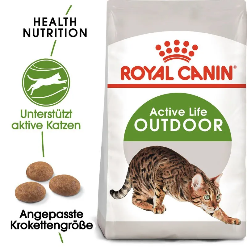 ROYAL CANIN OUTDOOR Katzenfutter trocken für Freigänger 2 kg