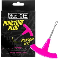 Muc-Off Tubeless Puncture Plug Reparaturset Flickzeug pink Einheitsgröße