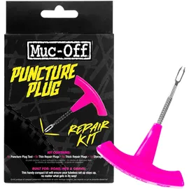 Muc-Off Tubeless Puncture Plug Reparaturset Flickzeug pink Einheitsgröße