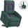 vidaXL Massagesessel mit Aufstehhilfe Stoff 91,5 x 96 x 91,5 cm Dunkelgrün