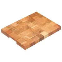 vidaXL Hackblock 40 x 30 x 3,8 cm Holz 1 Braun