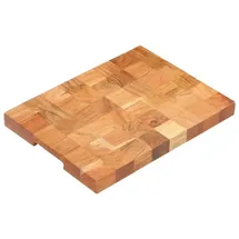 vidaXL Hackblock 40 x 30 x 3,8 cm Holz 1 Braun