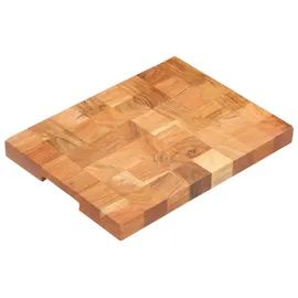 vidaXL Hackblock 40 x 30 x 3,8 cm Holz 1 Braun