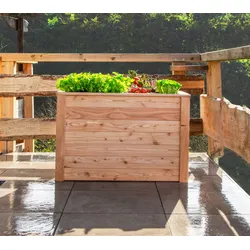 Westmann Lärchenholz Hochbeet Klassik 100 | Natur | 100x65x66 cm - Natur