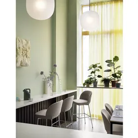 Muuto Rime 1-flg. Ø37 cm geschwungen orange/weiß