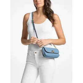 Michael Kors Nolita Small Umhängetasche Leder Blue